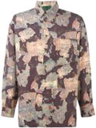 Jean Paul Gaultier Vintage Hotel Print Shirt, Men's, Size: 48