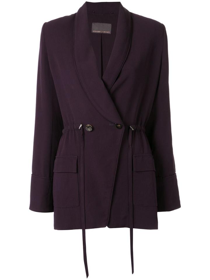 Ginger & Smart Orphic Drawstring Jacket - Purple