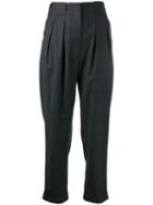 Iro High-waist Tailored Trousers - Grey