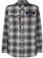 Diesel Tartan Pattern Shirt - Black