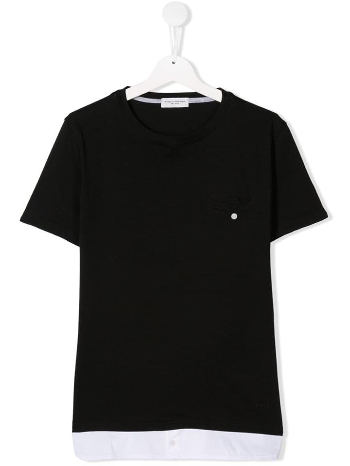 Paolo Pecora Kids Casual T-shirt - Black