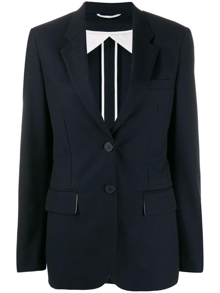Maison Flaneur Colour Block Blazer - Blue