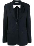 Maison Flaneur Colour Block Blazer - Blue