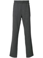 Z Zegna Elasticated Waist Logo Trousers - Grey