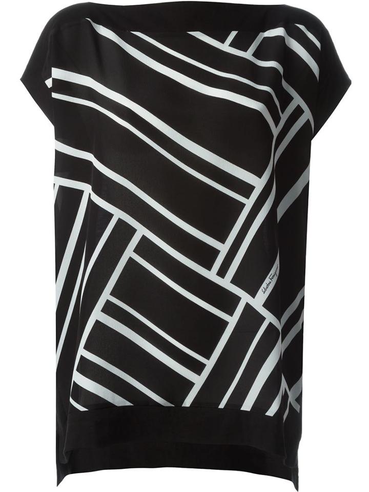 Salvatore Ferragamo Geometric Print Tunic