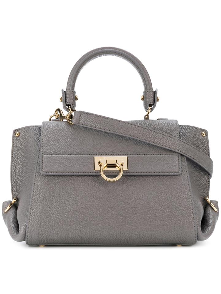 Salvatore Ferragamo Sofia Tote - Grey