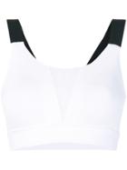 Dkny Fitted Sport Bra - White