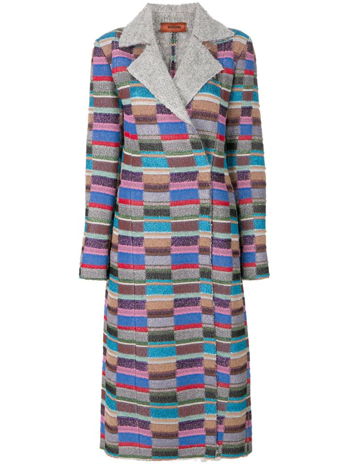 Missoni Colour Block Coat - Multicolour