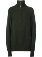 Études Zipped Roll Neck Jumper