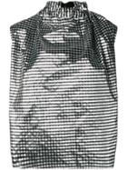 Comme Des Garçons Noir Kei Ninomiya Striped Tank Top - Black