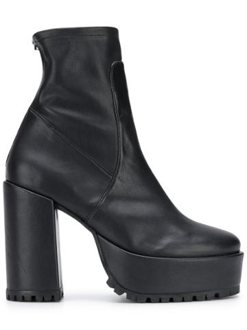 Morobé Chunky Sole Boots - Black
