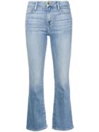 Frame Bootcut Cropped Jeans - Blue