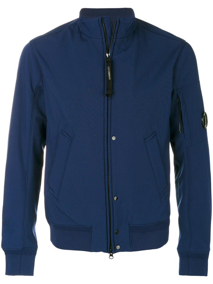 Cp Company Zip Up Jacket - Blue