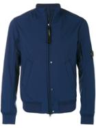 Cp Company Zip Up Jacket - Blue