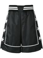 Philipp Plein - Contrast Trim Track Shorts - Men - Cotton/polyamide/polyester/spandex/elastane - M, Black, Cotton/polyamide/polyester/spandex/elastane