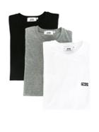 Gcds Printed T-shirt Pack, Men's, Size: Medium, Black, Cotton