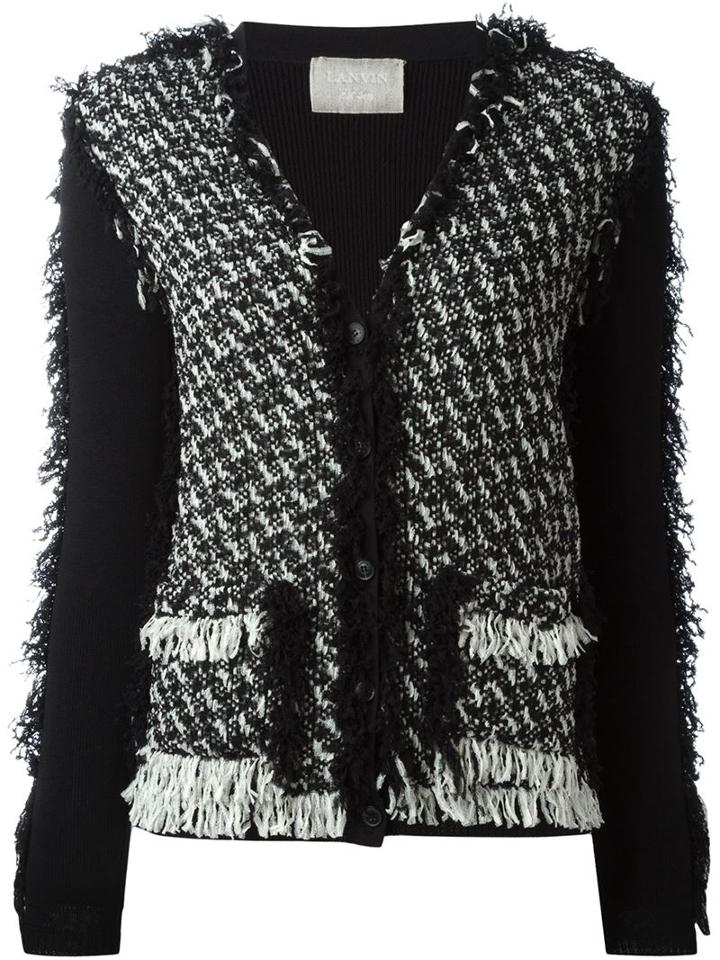 Lanvin Tweed Cardigan