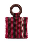 Ulla Johnson Arusi Beaded Tote Bag - Pink