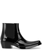 Calvin Klein 205w39nyc Pointed Toe Chelsea Boots - Black