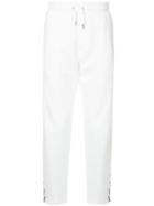 Ports V Chevron And Stripe Side Panel Track Pants - White