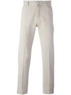 Kiton Regular Fit Jeans, Men's, Size: 34, Nude/neutrals, Cotton/spandex/elastane/wool
