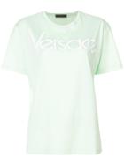 Versace Logo Print T-shirt - Green