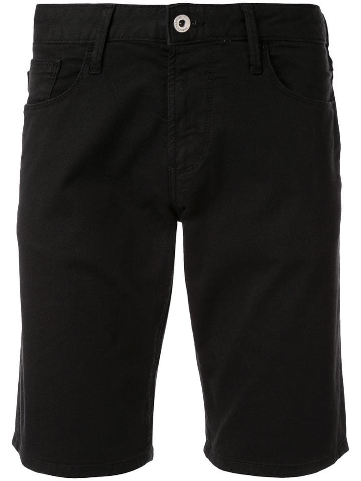 Emporio Armani Classic Tailored Bermudas - Black