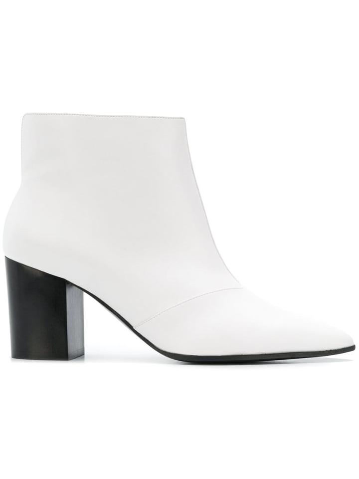 Stella Mccartney Classic Pointed Boots - White