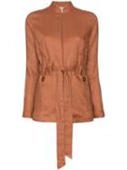 Usisi Alma Belted Jacket - Brown