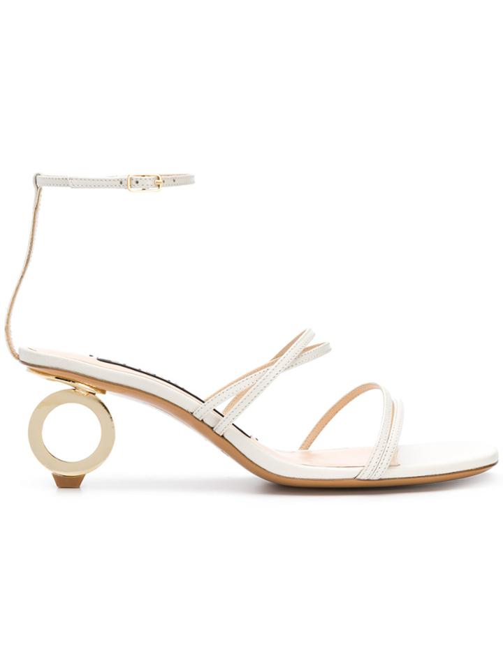 Jacquemus Strappy Sandals - White