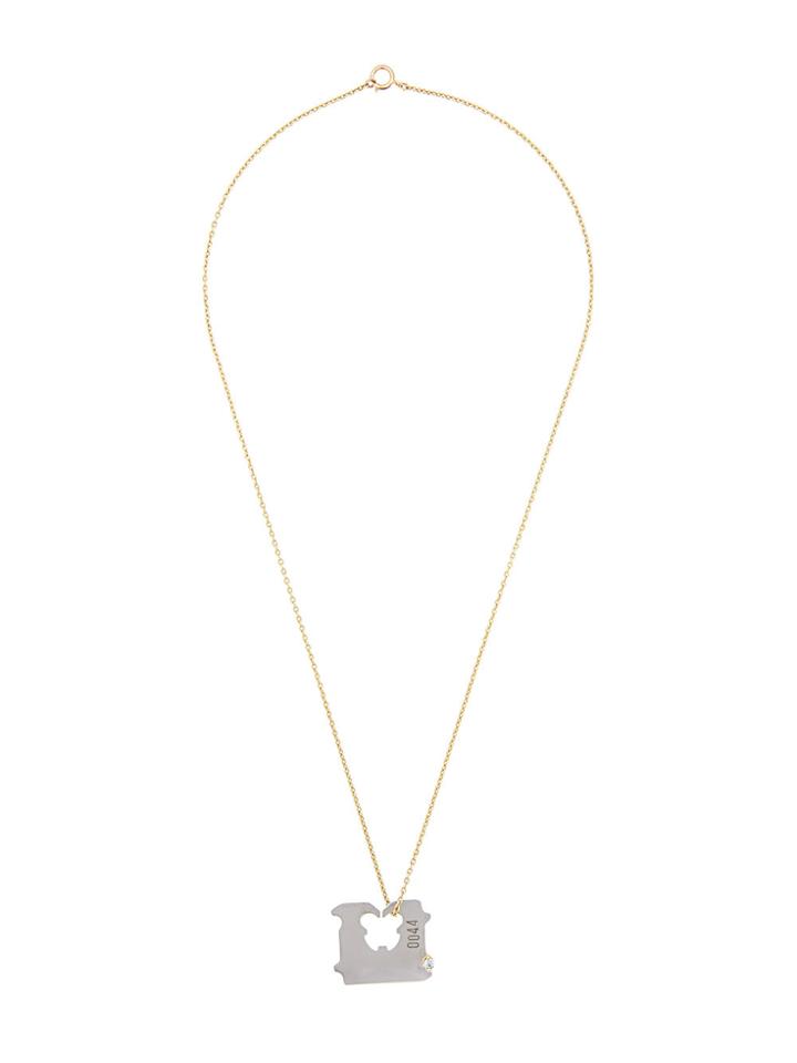 Lauren Klassen Bread Clip Necklace - Grey