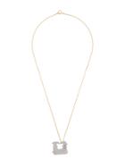 Lauren Klassen Bread Clip Necklace - Grey