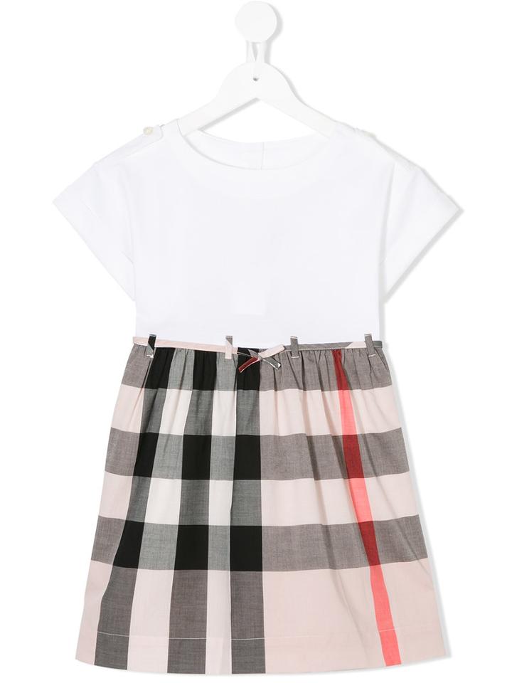 Burberry Kids - Rhonda Dress - Kids - Cotton - 6 Yrs, White