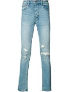 Ksubi - Distressed Skinny Jeans - Men - Cotton - 36, Blue, Cotton