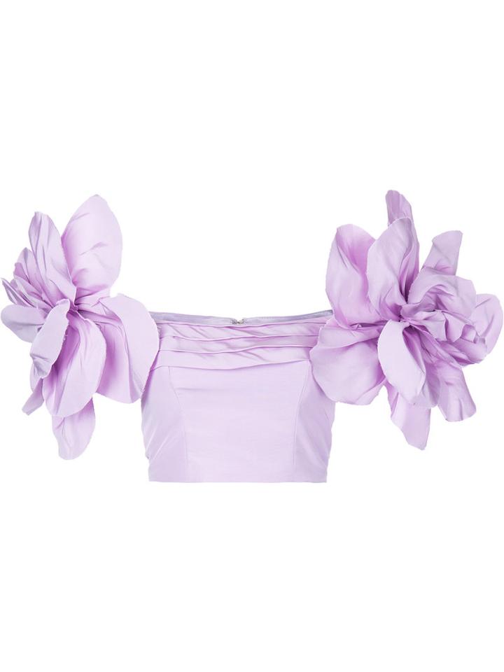 Bambah - Valentina Top - Women - Silk - 12, Pink/purple, Silk