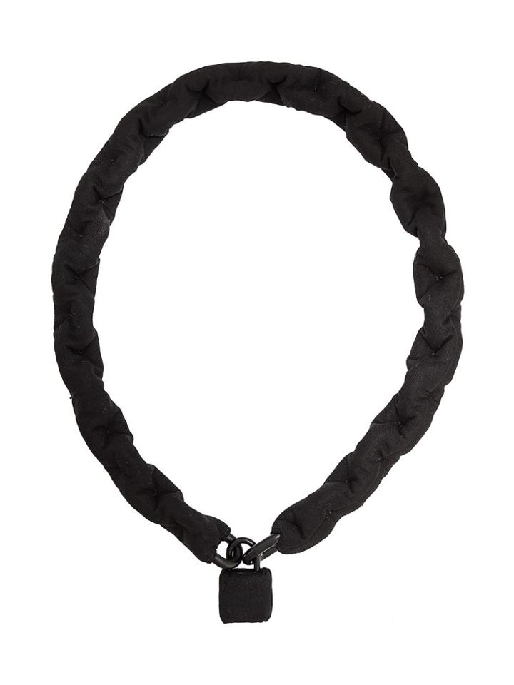 Mm6 Maison Margiela Padlock Necklace - Black