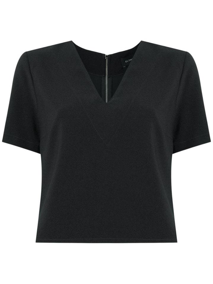 Olympiah Cropped Top - Black