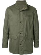 Kent & Curwen High Neck Military Jacket - Green