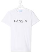 Lanvin Enfant Teen Logo Printed T-shirt - White