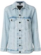 T By Alexander Wang Loose-fit Denim Jacket - Blue