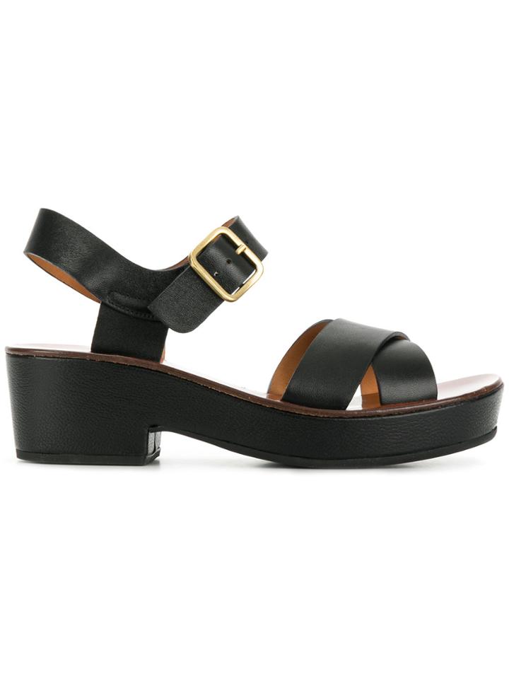 Chie Mihara Ocra Sandals - Black
