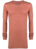 Rick Owens Long-sleeve Fitted Sweater - Pink