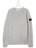 Stone Island Junior Basic Sweatshirt - Grey