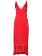 Dion Lee V-neck Cami Dress - Red