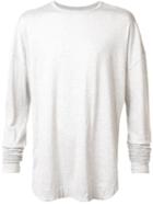 Zanerobe 'tl2' Long Sleeved T-shirt, Men's, Size: Small, Grey, Cotton