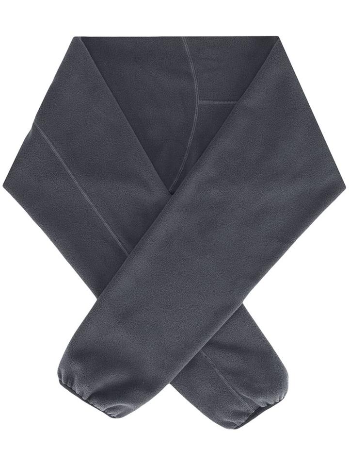 Ganryu Comme Des Garcons Cuffed Detail Scarf, Adult Unisex, Grey, Polyester