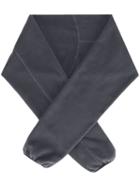 Ganryu Comme Des Garcons Cuffed Detail Scarf, Adult Unisex, Grey, Polyester