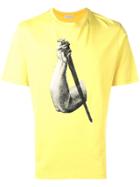 Jw Anderson Citrus Durer Arm And Sword Print Short Sleeve T-shirt -