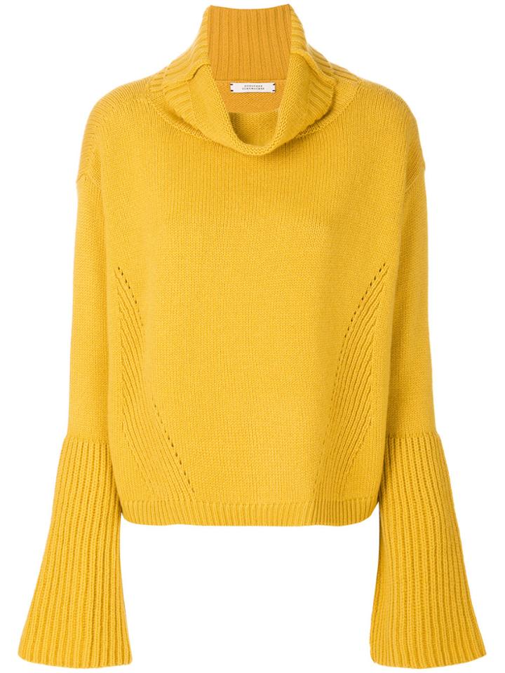 Dorothee Schumacher Classic Turtle-neck Sweater - Yellow & Orange