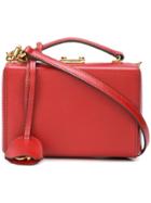 Mark Cross Boxy Snap Top Satchel - Red